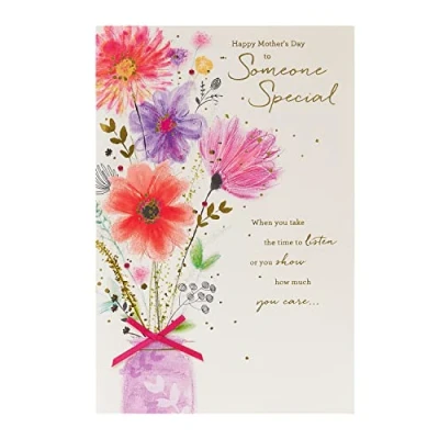 Image of UK Greetings Mother&#039;s Day Card With Envelope Someone Special Design