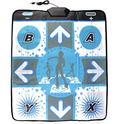 Image of OSTENT Non slip Dance Pad Dancing Mat for Nintendo Wii Gamecube NGC Console Revolution DDR Video Games