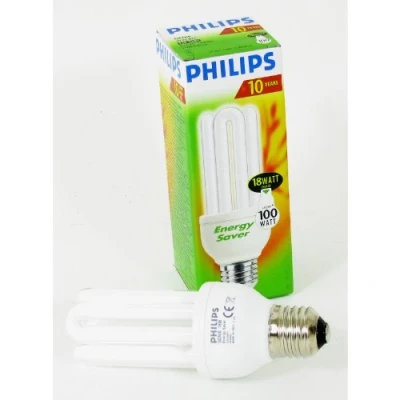 Image of Philips Genie Energy Saving Lightbulb 18 Watt 827, Warm White E27