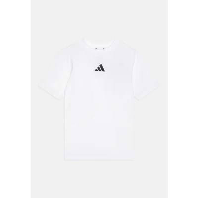 Image of adidas Performance TEE Unisex Basic Tshirt for kids, Size: 11 12y, White/black