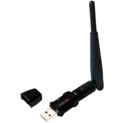 Image of LogiLink WLAN 802.11ac Mini USB 2.0 Adapter with External Antenna Black