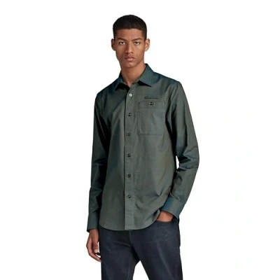 Image of G STAR RAW Men&#039;s Bristum 2.0 Slim Shirt , Multicolour (galaxy fisher/tobacco oxford D23553 C895 G099), S