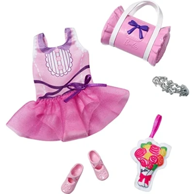 Image of Barbie Clothes, Preschool Toys, My First Fashion Pack, Tutu Leotard, Easy Dress Up Play, Ballet and Dance Accessories