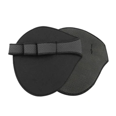 Image of gloves for strength training with grip pads pull ups, fitness, bodybuilding &amp; training, 1 pair of neoprene pads, as an alternative to maximum