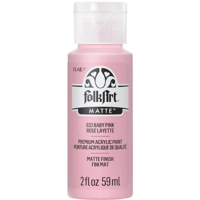 Image of Folk Art Acrylic Paint, Baby Pink, 2 oz