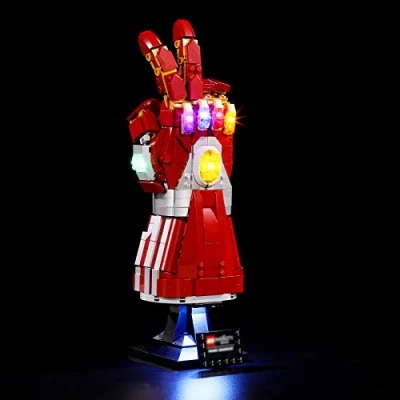 Image of LIGHTAILING Light For Lego 76223 Nano Gauntlet Led Lighting Kit Compatible With Building Blocks Model NOT Included The Set