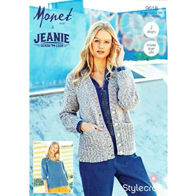 Image of Stylecraft 9618 Monet &amp; Aran Pattern