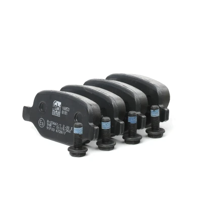 Image of 9948338 Brake pad set FEBI BILSTEIN 16853 Rear Axle with screw ALFA ROMEO: 147, GT, 156 Saloon