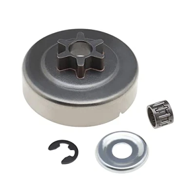 Image of OTOTEC 3/8 6T Clutch Drum Sprocket Washer E Clip Kit Compatible with STIHL Chainsaw 017 018 021 023 025 MS170 MS180 MS210 MS230 MS250