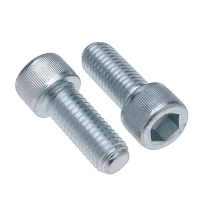 Image of Cylinder Head Cap Screws M12 Strenght Sleel Class 8.8 (Pack of 5) Zinc Plated Hex Hexagon Allen Socket Bolts Thread Fasteners Cylindrical Heavy Duty Accorting to DIN912 (12mm x 35mm)