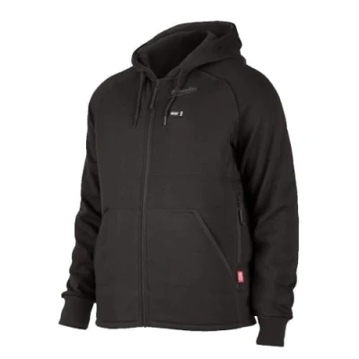 Image of Milwaukee 12V Heated Hoodie XL, Black, (M12HHBL4 0(XL))