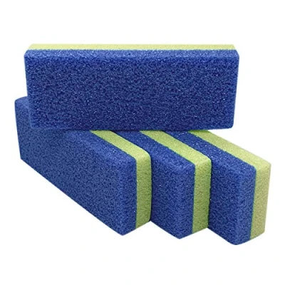 Image of Foot Pumice Stone for Feet Hard Skin Callus Remover and Scrubber (Pack of 4) (Yellow)