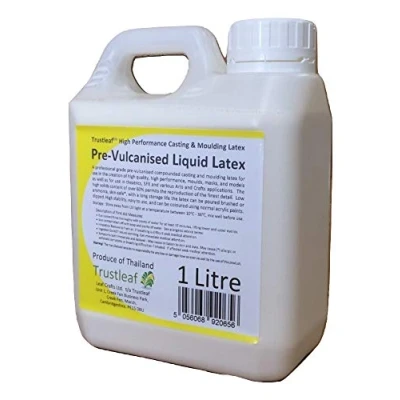Image of &quot;Trustleaf 1 Litre Prevulcanised Liquid Latex Dipping Rubber Mold, Mould Making/Masks/Casts/SFX&quot;