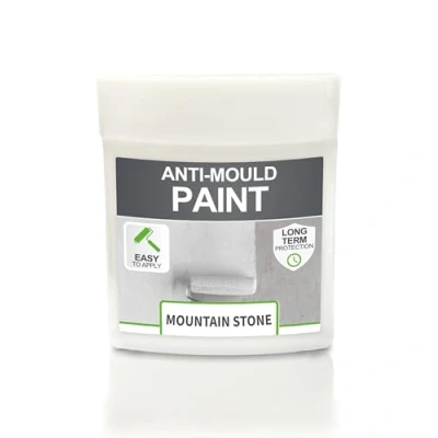 Image of SmartSeal Anti Mould Paint 75ml Sample For Walls &amp; Ceilings in Bathrooms, Kitchens Bedrooms. Ultimate Protection Against Dangerous 5yr Resistance Mountain Stone Finish