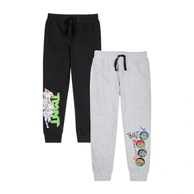 Image of Teenage Mutant Ninja Turtles Boys Jogging Bottoms Pack of 2 TMNT 2PK Tracksuit Multipack Sweatpants for 9 10 Years Multicoloured