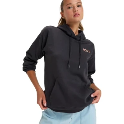 Image of Roxy Fleece sweater SATURDAZE HOODIE Young Womens Black M