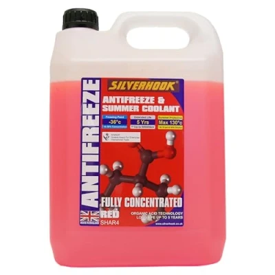 Image of SILVERHOOK SHAR4 Antifreeze, Red, 4.54 Litre