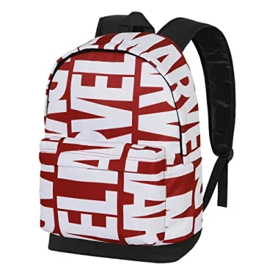 Image of Marvel Marvelmania ECO Backpack 2.0, Red, 17 x 32 44 cm, Capacity 22.5 L