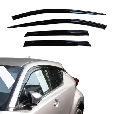 Image of AUTO CLOVER Wind Deflectors Set for Toyota C HR 2016 2023 (4 pieces)
