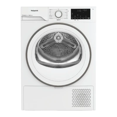 Image of Hotpoint CHD93MWWUK 9KG Heat Pump Tumble Dryer with PetHairCare White