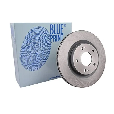 Image of MN116979, MN116981 Brake disc BLUE PRINT ADC443100 Front Axle 290mm 26mm 5 Hole 114mm internally vented Coated MITSUBISHI: Grandis