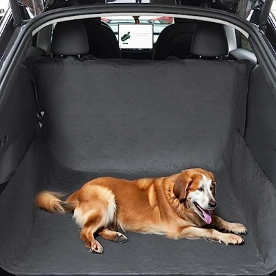 Image of Vivo Technologies 1xDog Car Boot Protector Liner Backing Seat Covers Waterproof Pet Back Cover 2 in 1 Rear Hammock Dog 135x118cm
