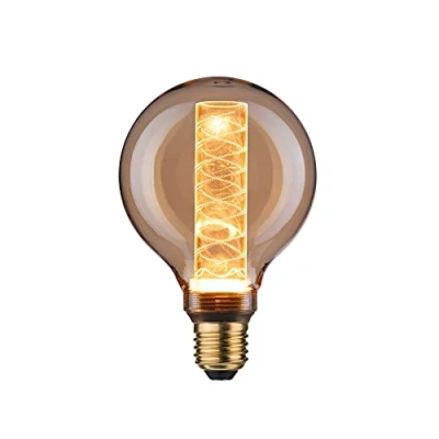 Image of Paulmann 28602 LED lamp G95 Inner Glow 4W Retro Gold with Glass Bulb 1800K Light E27