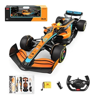 Image of HTLNUZD 1:12 Remote Control F1 Racing Car Model 1:18 F1McLaren MCL36 #4 Lando Norris Formula One 1/12 Dynamic Die Cast Alloy Vehicles Collectible Collection Gift