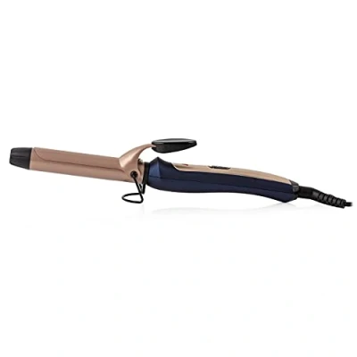 Image of Carmen Twilight 25mm Curling Tong Keratin Coating Blue and Champagne
