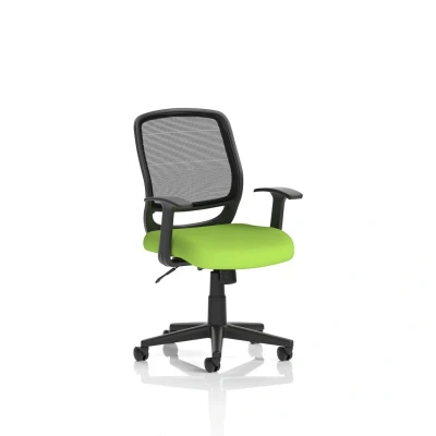 Image of Mave Task Operator Chair Black Mesh With Arms Bespoke KCUP1269