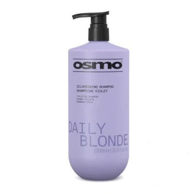 Image of OSMO Daily Blonde Silverising Shampoo Purple No Yellow or Brass Vegan. 1000ml