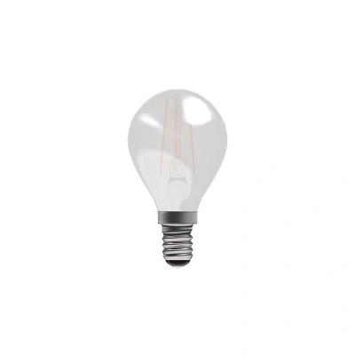 Image of Round Satin Dimmable LED Filament Bulb 3.3W 2700K E14 Bell Lighting