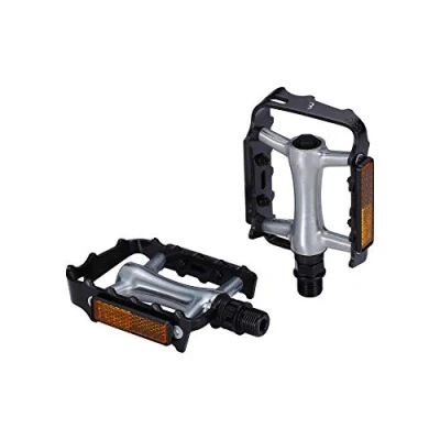 Image of BBB Cycling Classic Flat Bike Pedals 9/16&quot; Aluminium CrMo Durable Bearings Anti Slip for Urban Bikes ClassicRide BPD 17