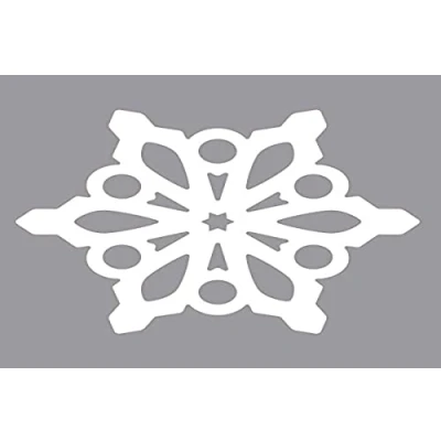 Image of RAYHER 69073000 Silhouettes (Hole Punch Snowflake, 3.7 x 4.2 cm Self Service Bag/Pack of 1