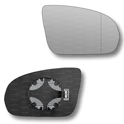 Image of Less4spares Replacement Wing Mirror Glass Right Compatible with Mercedes CLA 2019 2022 CLIP ON Driver Off side Heated Blind Spot