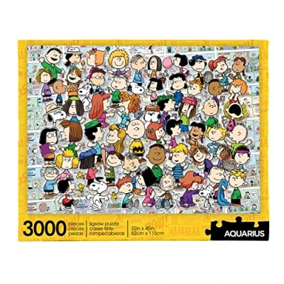Image of AQUARIUS 68516 Peanuts Cast 3000 pc Jigsaw Puzzle, Multicolor, One Size