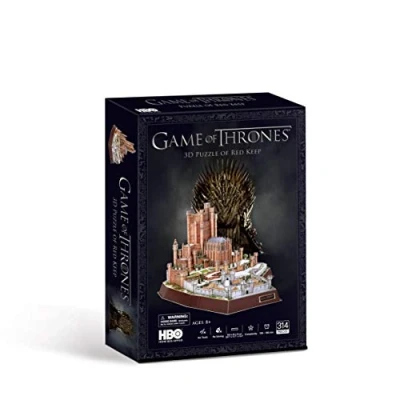 Image of Paul Lamond Game of Thrones Red Keep 3D Puzzle, Multicolor, 22.5 x 33.2 6 centimetres