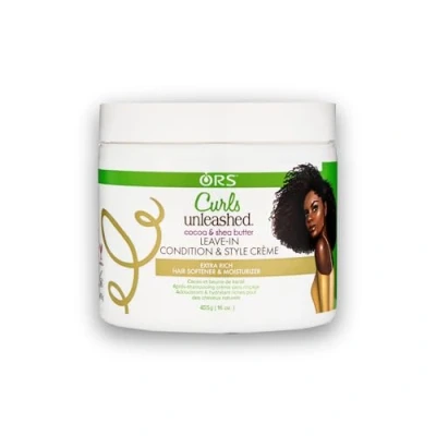 Image of Curls Unleashed Cocoa and Shea Butter Leave In Conditioning Creme 16 Ounce (Pack of 1)