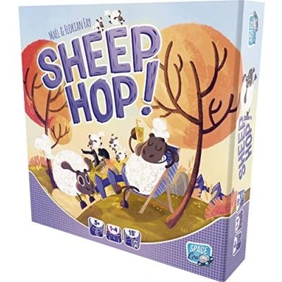 Image of Space Cowboys Sheep Hop Board Game for Ages 5 and Up, 1 4 Players