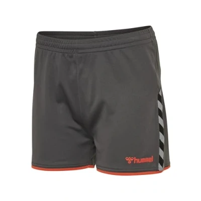 Image of hummel Hmlauthentic Women&#039;s Polyester Shorts, Womens, 204926 1525 XS, Asphalt, XS