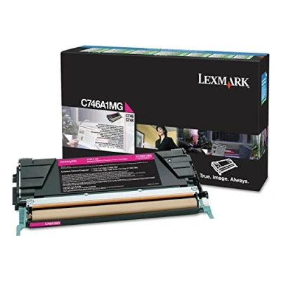 Image of Lexmark C746 Laser Toner Cartridge Page Life 7000pp Magenta C746A1MG