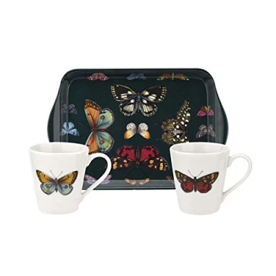 Image of Pimpernel Botanic Garden Harmony Mug &amp; Tray Set