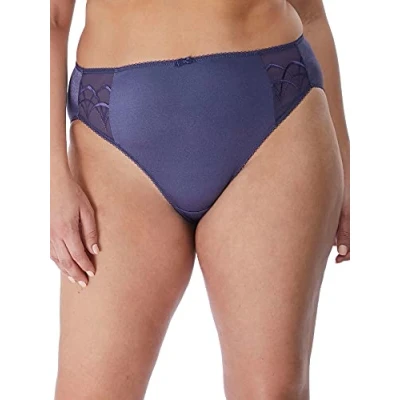 Image of Elomi Women&#039;s Cate Embroidered Briefs, Denim, Large
