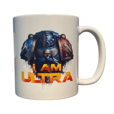 Image of Super6props Space Marine, Ultra I am Inspired 11oz Mug, Coffee Cup, Tea Mug.