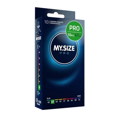 Image of MY.SIZE PRO Condom Size 1, 47 mm, Tight Fit, 10 Condoms Perfect fit and a Suitable for Everybody