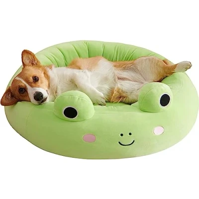 Image of Squishmallows Original 24 Inch Wendy Frog Pet Bed Medium Ultrasoft Official Plush
