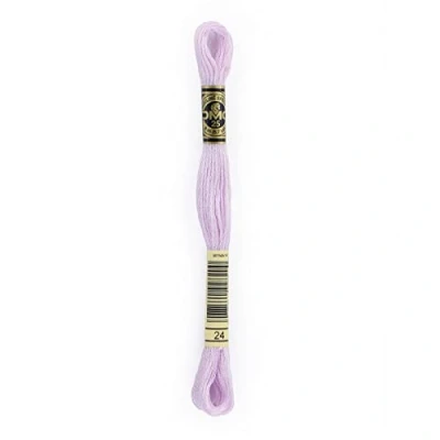 Image of DMC 6 Strand Embroidery Cotton 8.7Yd White Lavender