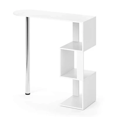 Image of Vicco Bar table Vincent, White, 113 x 40 cm