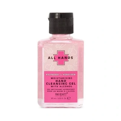 Image of Mad Beauty Raspberry &amp; Honeydew Scented Moisturising Cleansing Gel With Alcohol All Hands 60ml