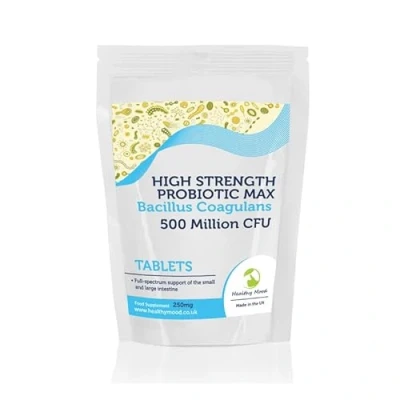 Image of Probiotics Bacillus 60 Tablets Advanced Probiotic Formula for Gut Health &amp; Immune Support 10 Billion CFU, Non GMO, Vegan Vegetarian Friendly